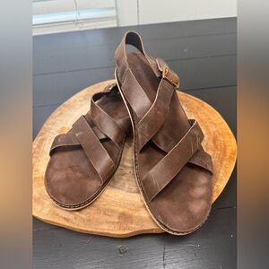 Chaco Wayferer leather sandals in Otter Size 10